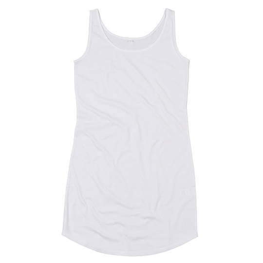 Sukienka Bez Rekawow Bawełna Organiczna White P116-565052 