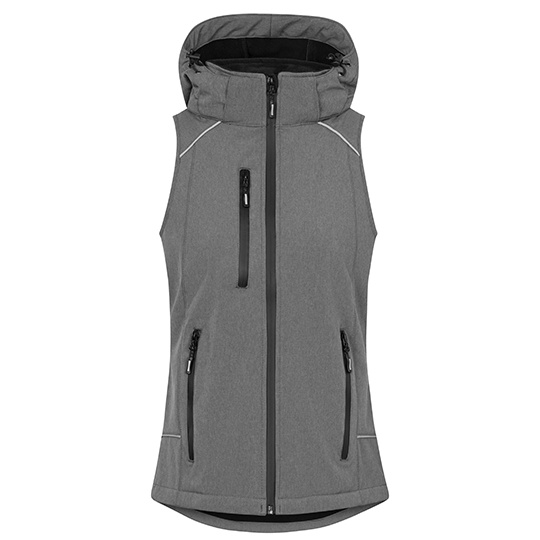 Kamizelka Damska Softshell Wiatroszczelna Heather Grey E7845-495435 