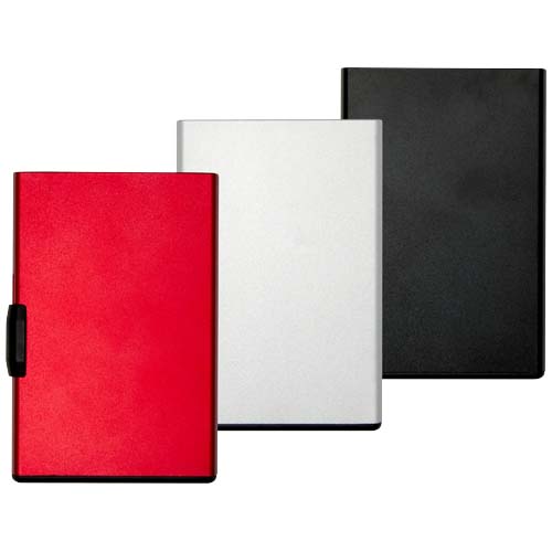 Magnetyczne etui na karty z ochroną RFID, wykonane z materiałów z certyfikatem RCS Srebrny 12452881 (7)