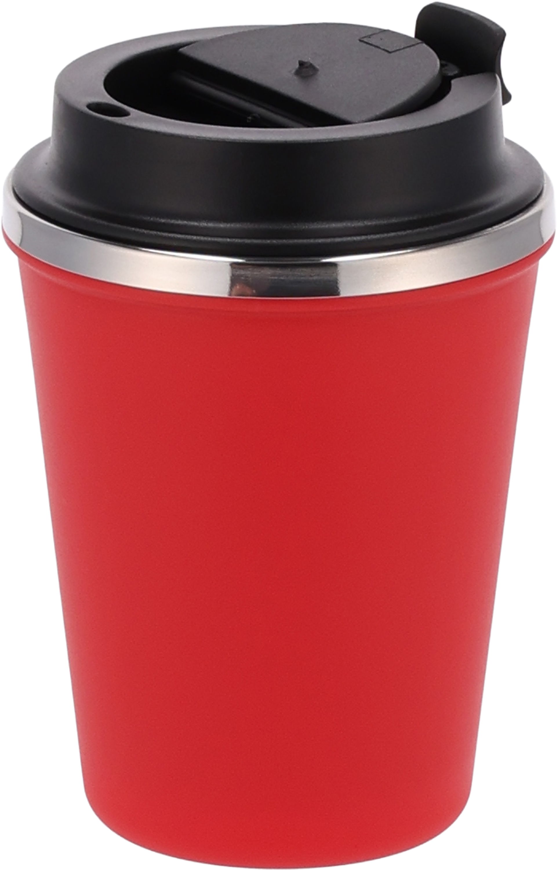 Kubek termiczny 350 ml z powłoką z recyklingu METODY Czerwony 8496205 (4)
