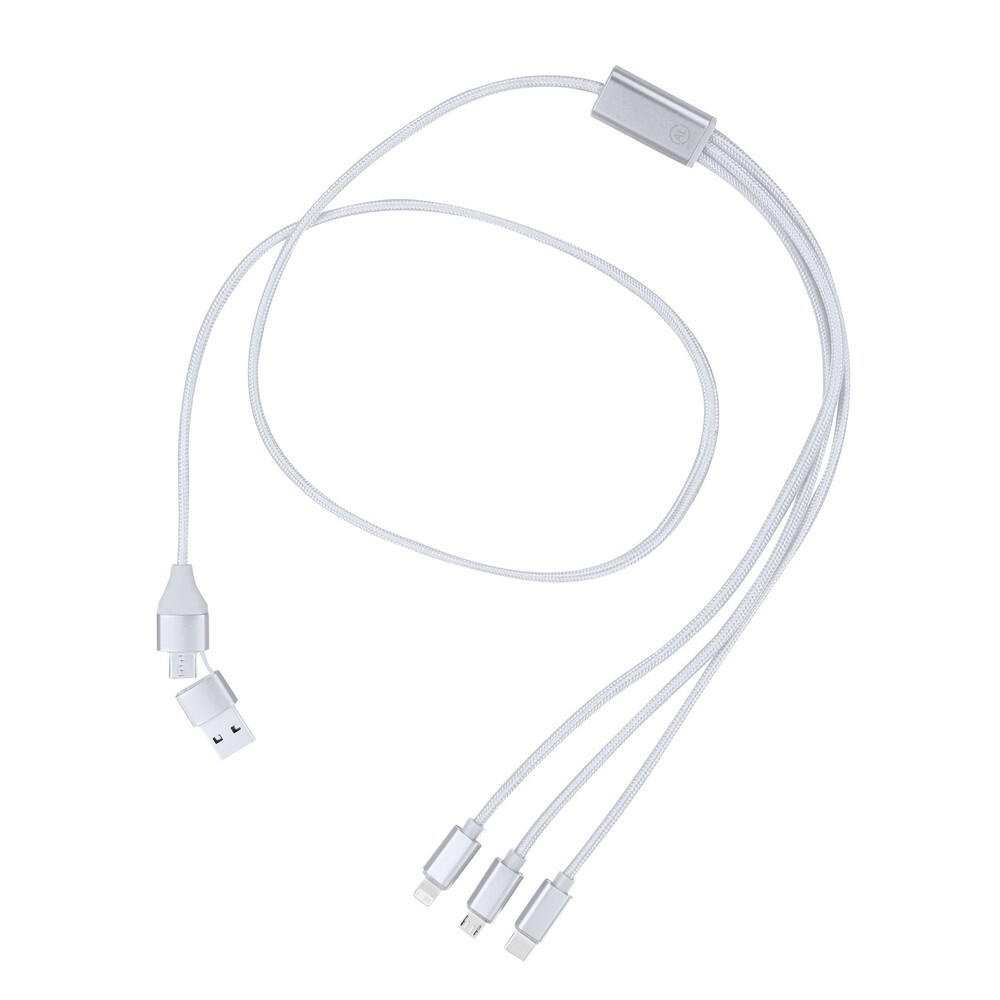 Gadżet reklamowy - Kabel do ładowania z aluminium z recyklingu