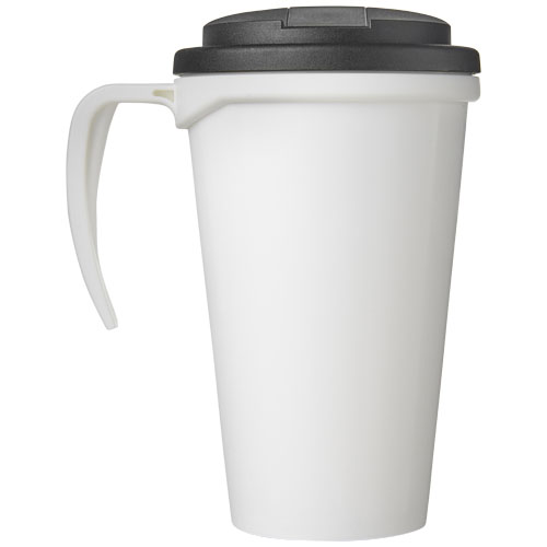 Kubek Brite-Americano® 350 ml z wieczkiem zapobiegającym rozchlapaniu Biały-Czarny 21042006 (3)