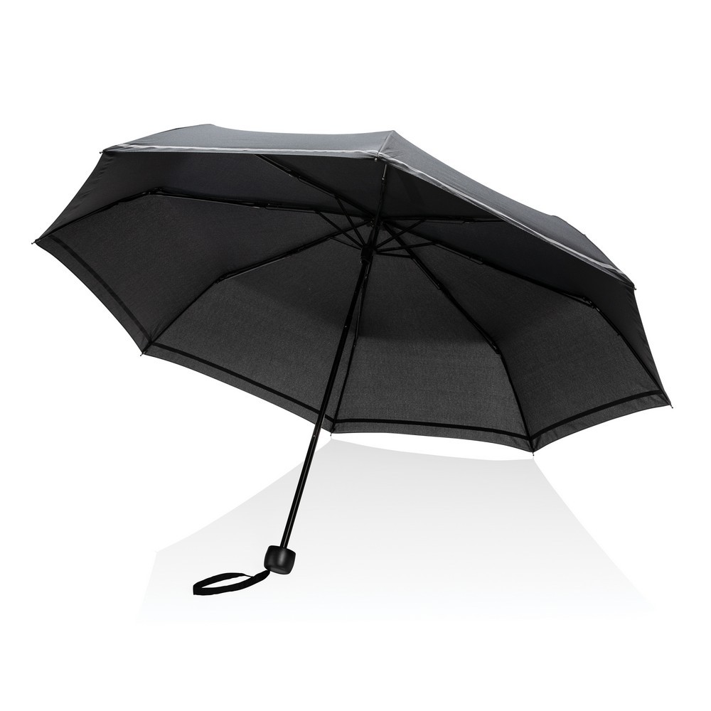 Mały parasol 20.5" AWARE™ RPET Czarny P850.541 (3)
