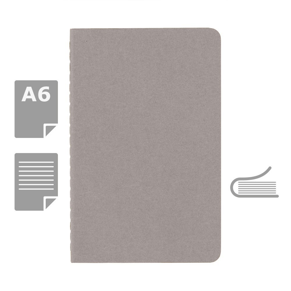 Zeszyt MOLESKINE Cahier Journal ok. A6 Szary VM023/W-19 (1)