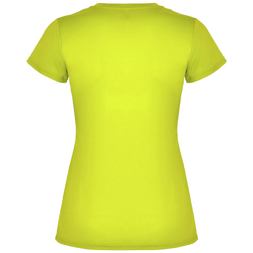 Montecarlo sportowa koszulka damska z krótkim rękawem Fluor Yellow R04231C1 (2)