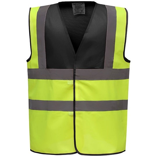 Kamizelka Ostrzegawcza Odblaskowa Black Yoke YK100-601045 