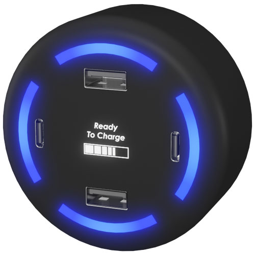 Inteligentna ładowarka SCX.design H11 do użytku domowego z podświetlanym logo Czarny 1PX11090 (2)