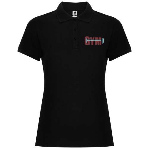 Pegaso Premium koszulka damska polo z krótkim rękawem Czarny R66443O5 (1)