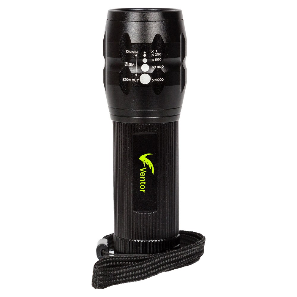 Latarka 1 CREE LED Air Gifts, lampka rowerowa | Cynthia Czarny V8747-03 (8)
