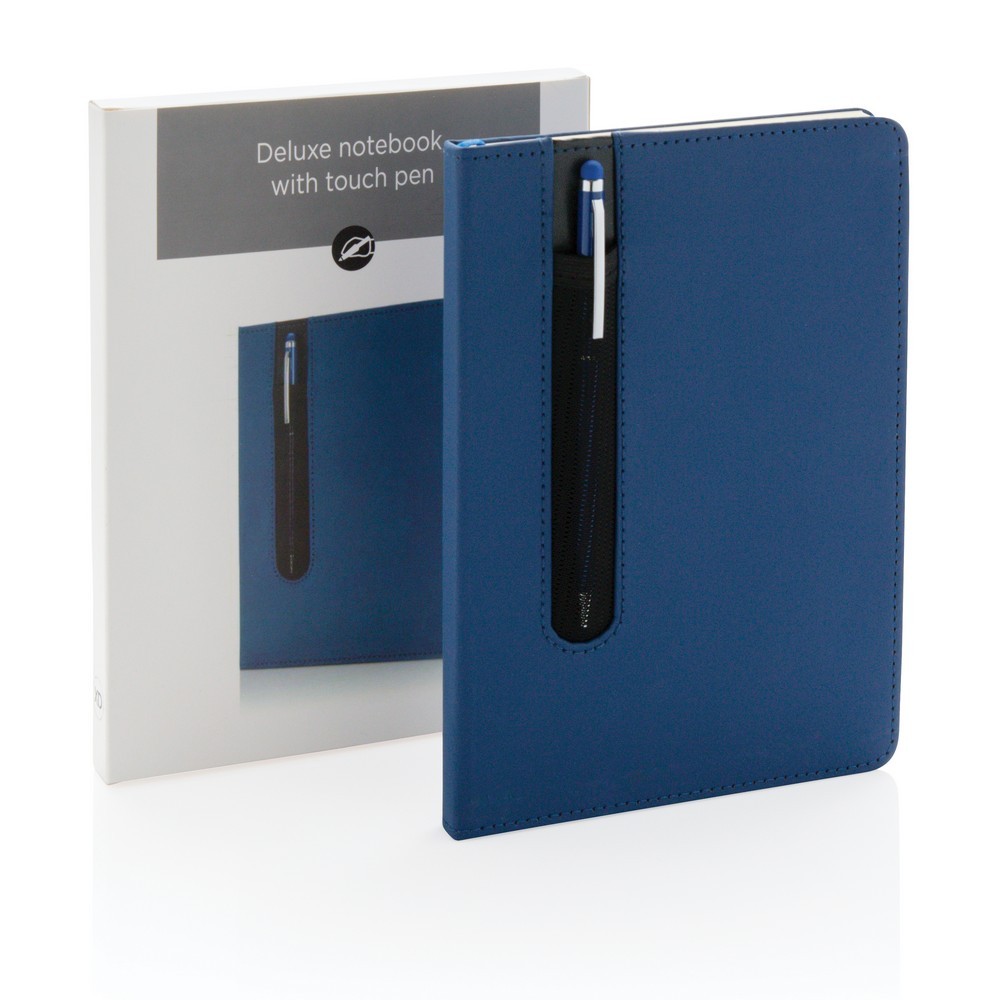 Notatnik A5 Deluxe, touch pen Niebieski P773.315 (5)