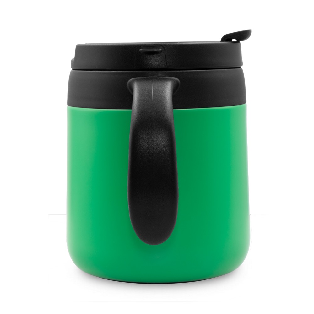Kubek termiczny 400 ml z rączką | Wyatt Zielony V4838-06 (5)