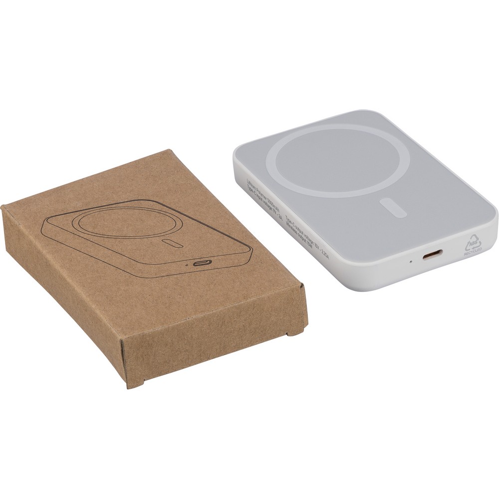 Bezprzewodowy Power Bank 5000 mAh Biały VB101-02 (15)