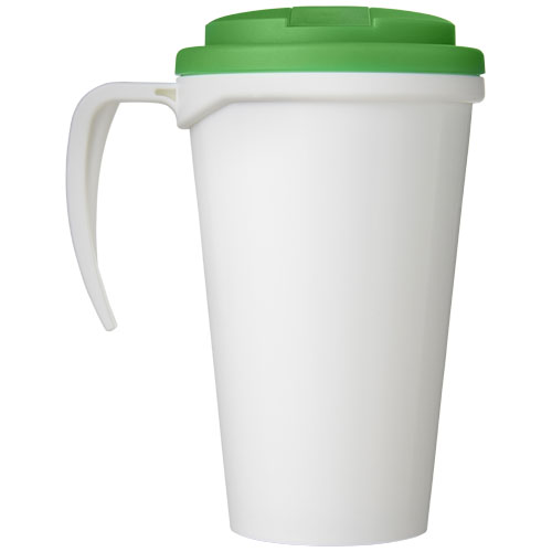 Kubek Brite-Americano® 350 ml z wieczkiem zapobiegającym rozchlapaniu Biały-Zielony 21042012 (3)