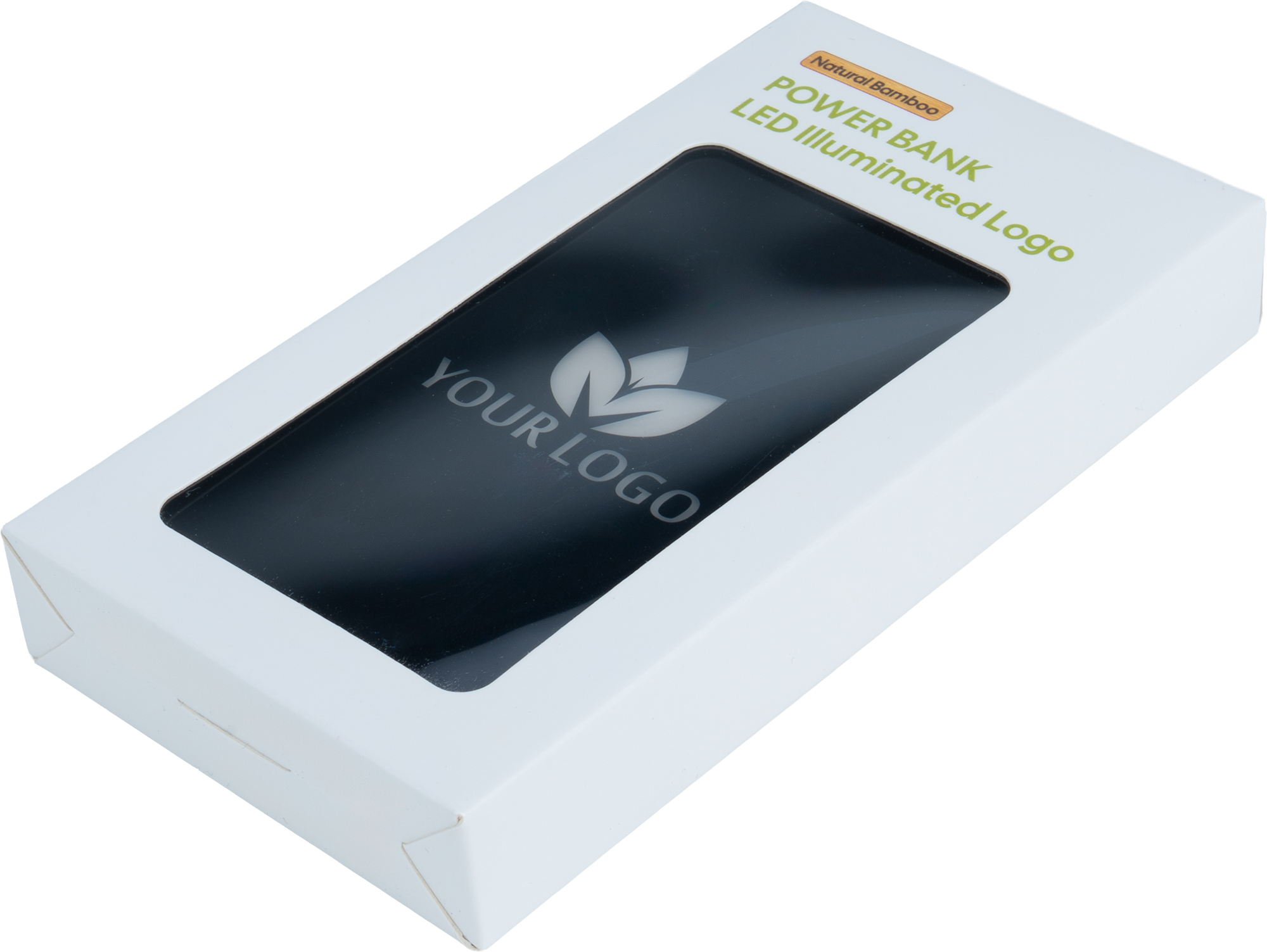 Power bank z podświetlanym logo 5000 mAh Beżowy EG061713 (7)
