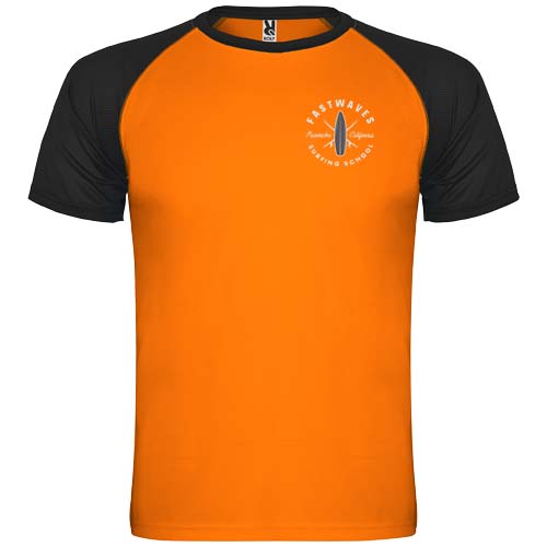 Indianapolis sportowa koszulka dziecięca z krótkim rękawem Fluor Orange K66509AO (1)