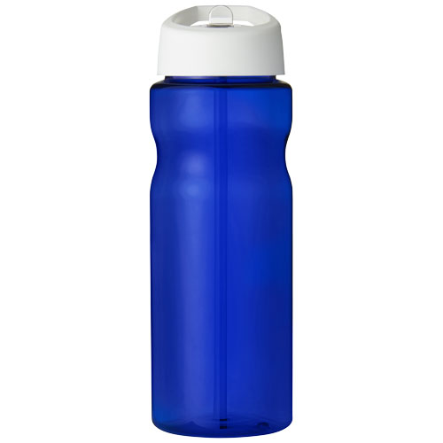 Bidon H2O Base® o pojemności 650 ml z wieczkiem z słomką Niebieski-Biały 21004911 (2)