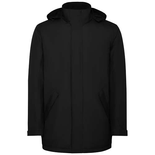 America męska ocieplana kurtka typu parka Czarny R50723O1 