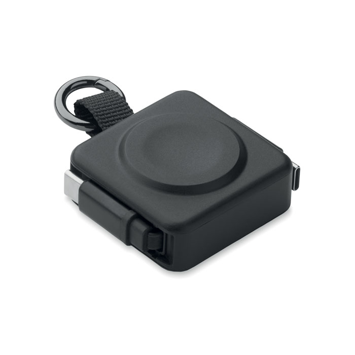 Zwijany kabel USB-C 100 W Czarny MO3145-03 (1)