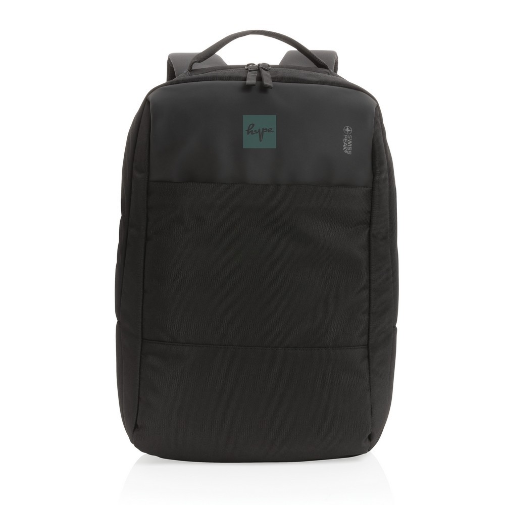 Plecak na laptopa 15,6" Swiss Peak AWARE™ RPET Czarny P762.741 (6)