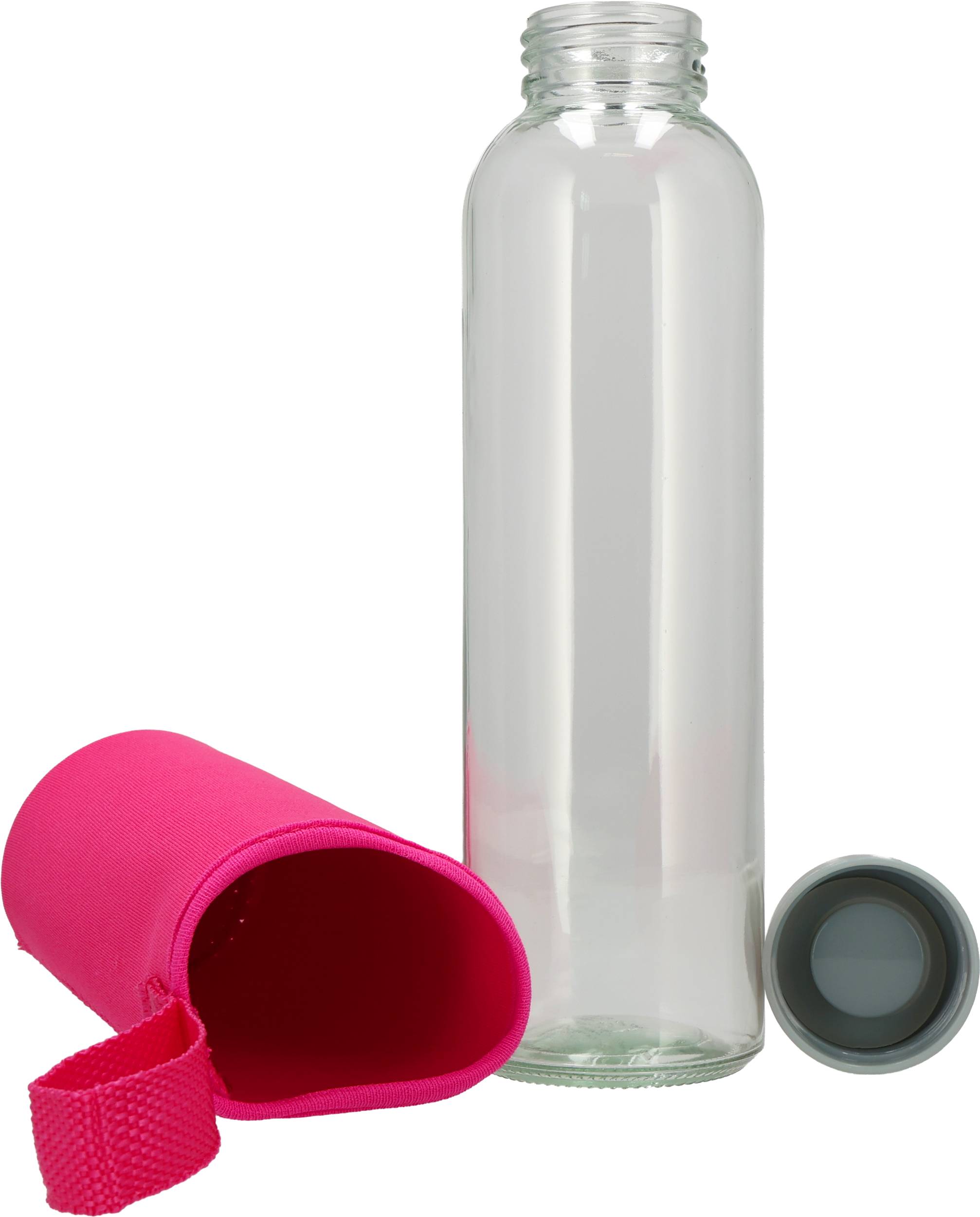 Butelka szklana KLAGENFURT 500 ml Różowy 084211 (7)