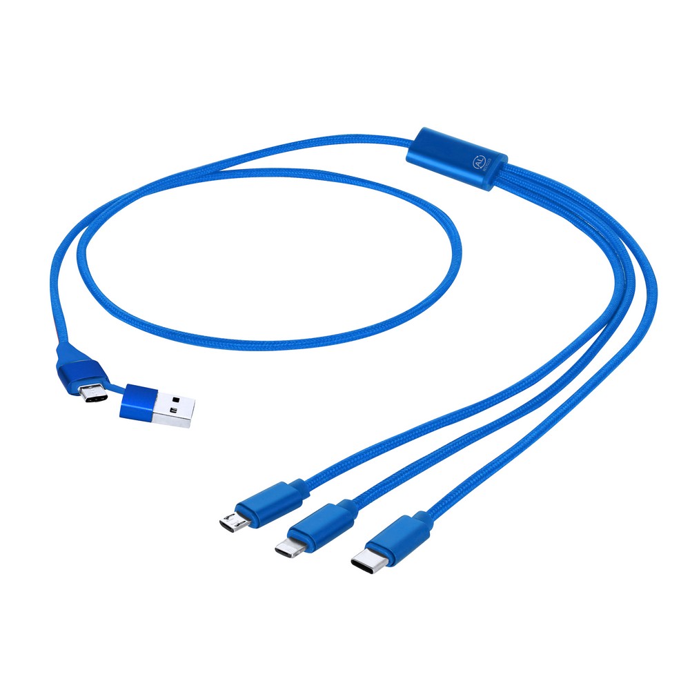 Kabel do ładowania z aluminium z recyklingu Niebieski VA620-11 