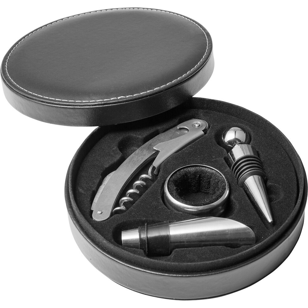 Gadżet reklamowy - Zestaw do wina, 4 el.