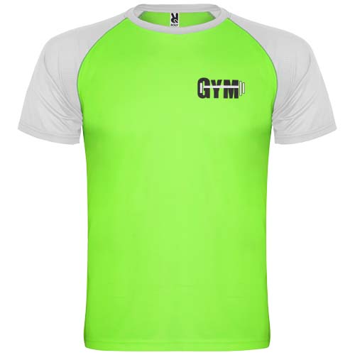 Indianapolis sportowa koszulka unisex z krótkim rękawem Fluor Green R66509J1 (1)