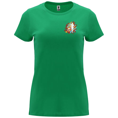 Capri koszulka damska z krótkim rękawem Kelly Green R66835H5 (1)