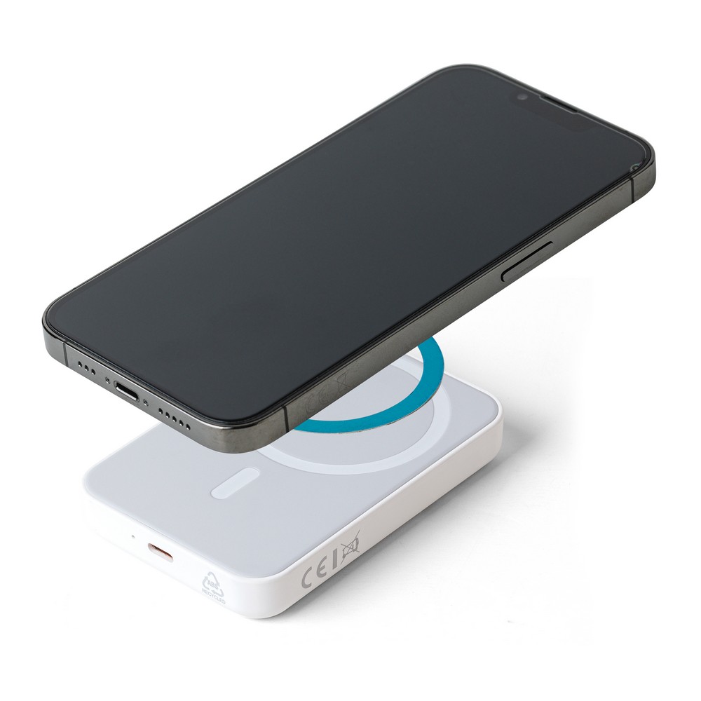 Bezprzewodowy Power Bank 5000 mAh Biały VB101-02 (4)