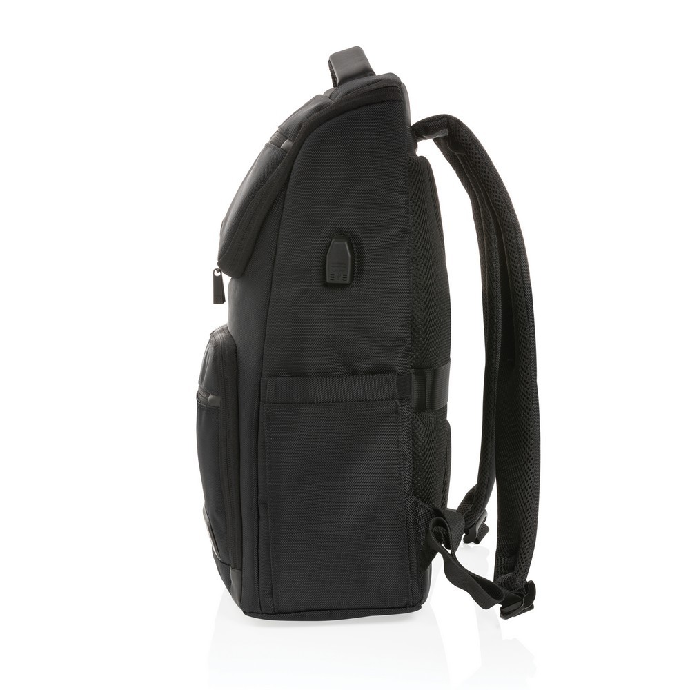 Plecak na laptopa Swiss Peak 15,6", ochrona RFID Czarny P762.881 (4)