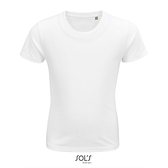 T-shirt Dziecięcy Klasyczny Bawełna Organiczna White L03578-544779 