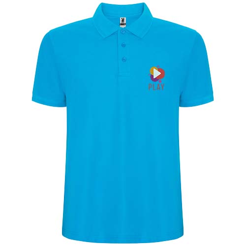Pegaso Premium dziecięca koszulka polo z krótkim rękawem Turkusowy K66094UG (1)
