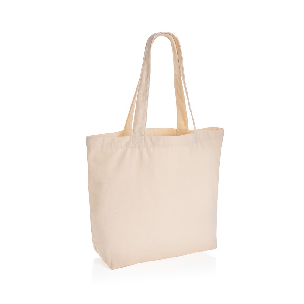 Torba na zakupy AWARE™, bawełna z recyklingu Biały P762.960 