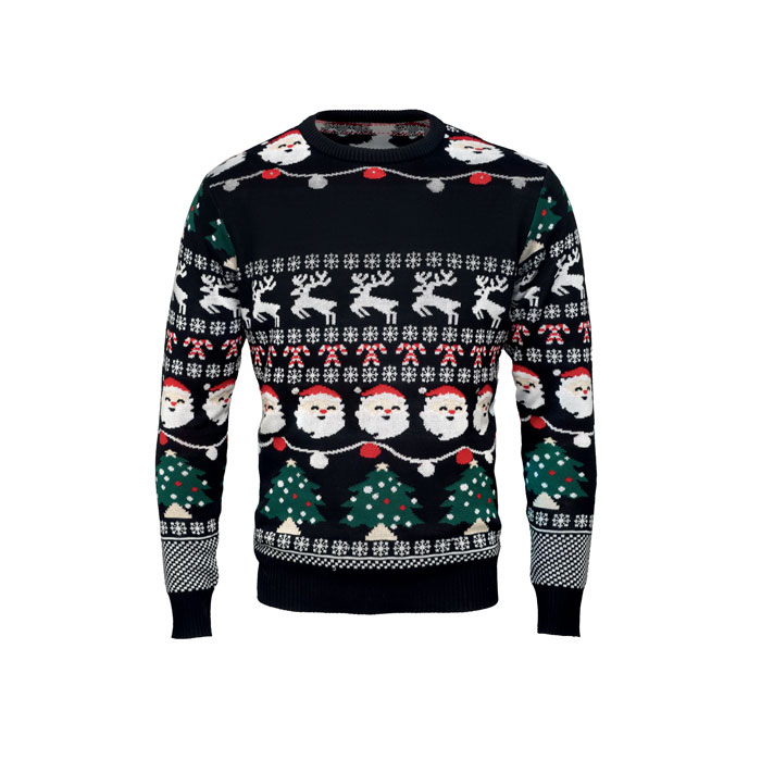 Gadżet reklamowy - Świąteczny sweter LED S/M