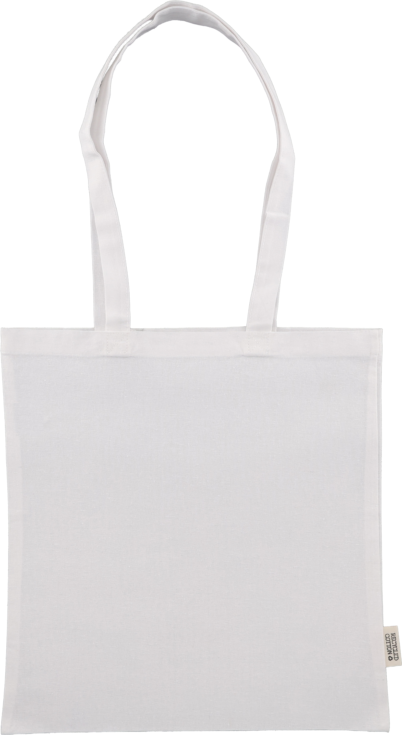 Torba bawełniana z długimi uszami 180g/m2 z materiałów z recyklingu GLEN Biały 6469806 (1)