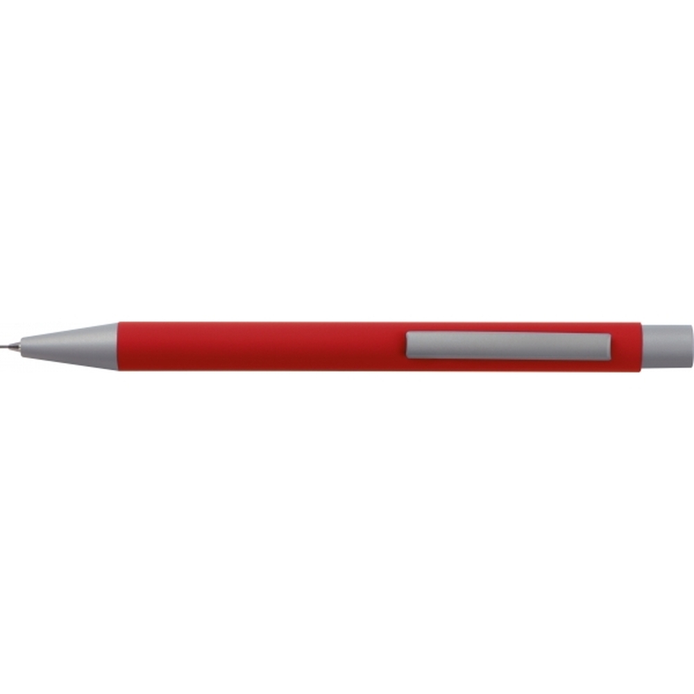 Zestaw piśmienny długopis i ołówek automatyczny soft touch UPPSALA Czerwony 441005 (7)