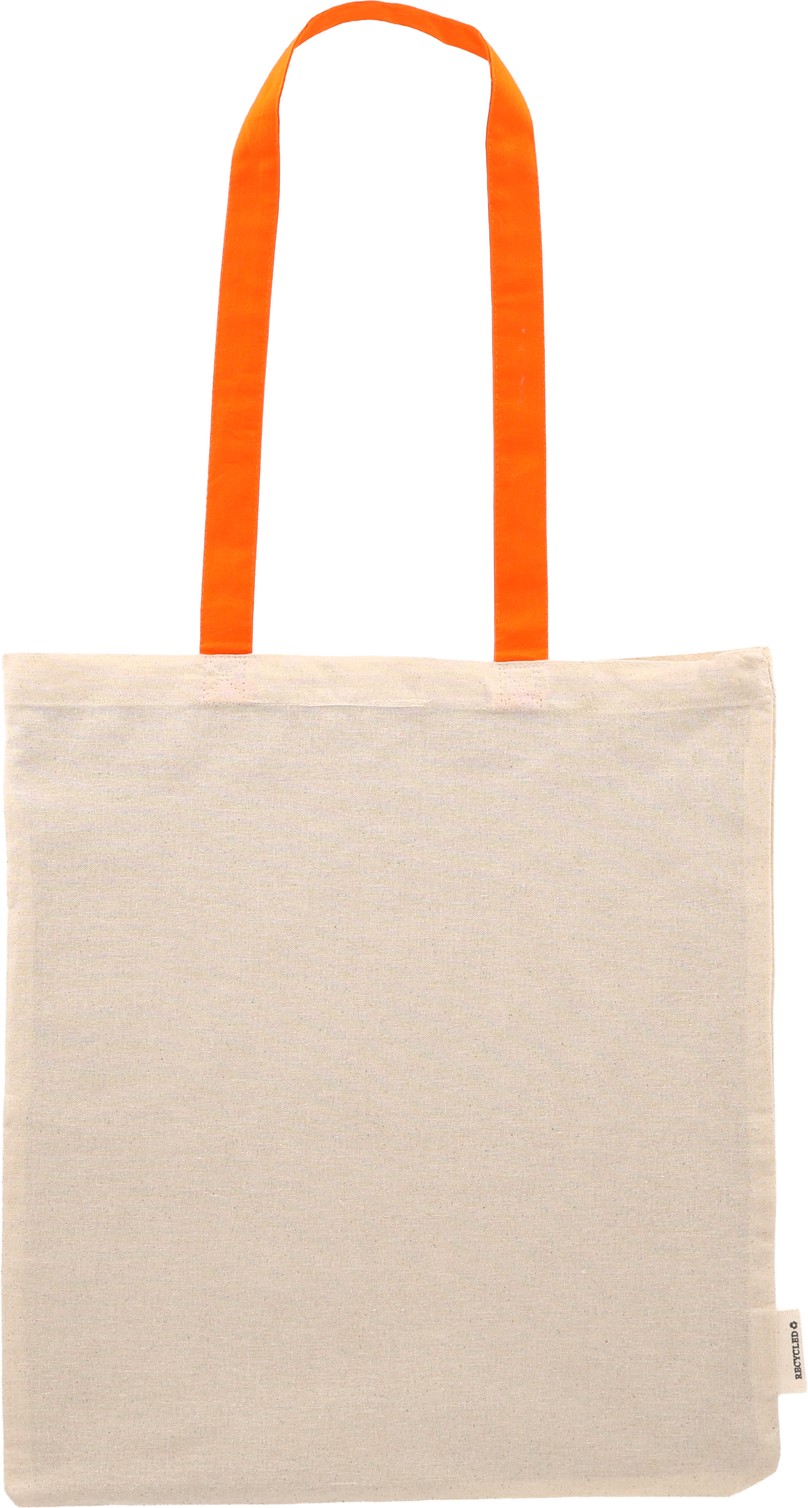 Torba bawełniana z długimi uszami, z recyklingu 140g/m2 CAMBRIDGE Pomarańczowy 545410 (1)