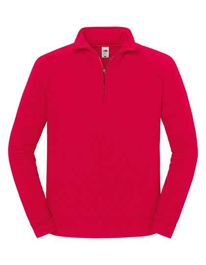 Bluza Klasyczna Bawełniana z Zamkiem Red F383-993946 