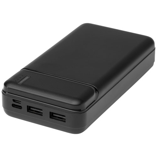 Gadżet reklamowy - Loop powerbank o pojemności 20 000 mAh z tworzyw sztucznych pochodzących z recyklingu