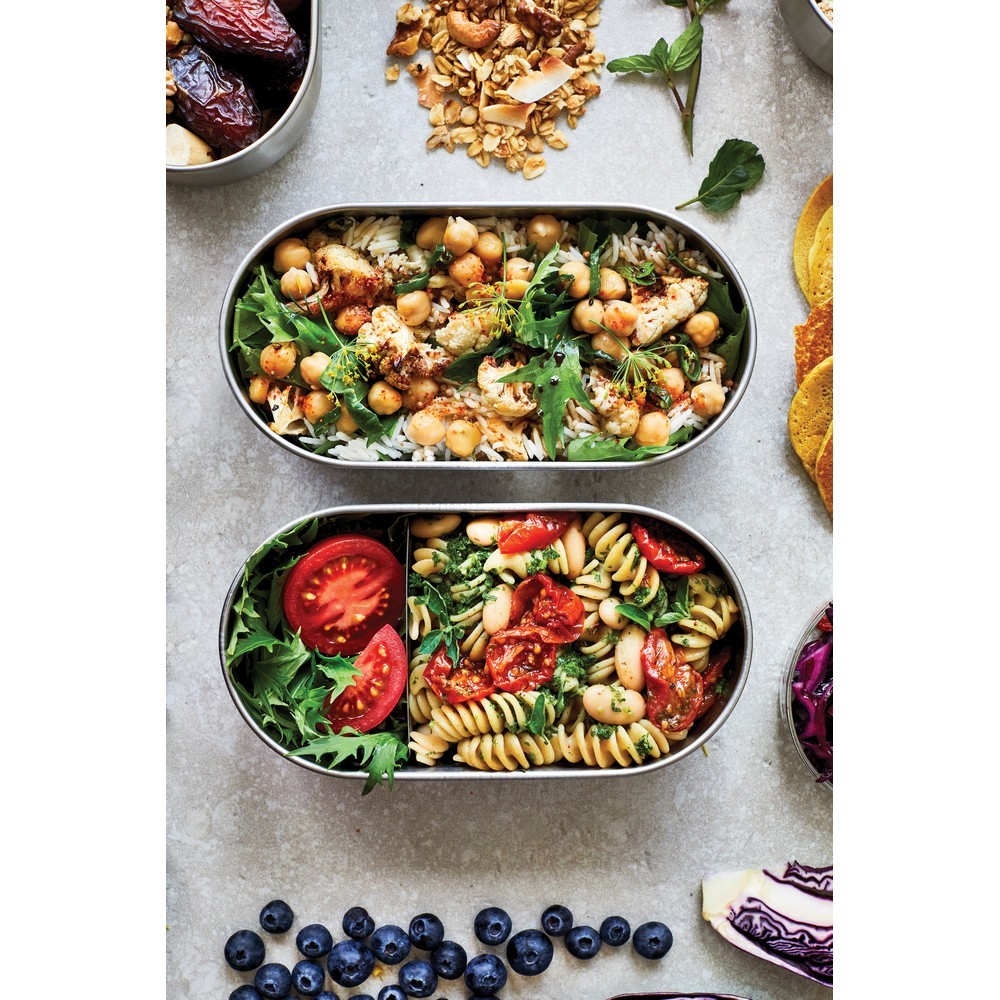 Lunchbox, pudełko śniadaniowe Black+Blum Double Bento Grey P439.2002 (17)