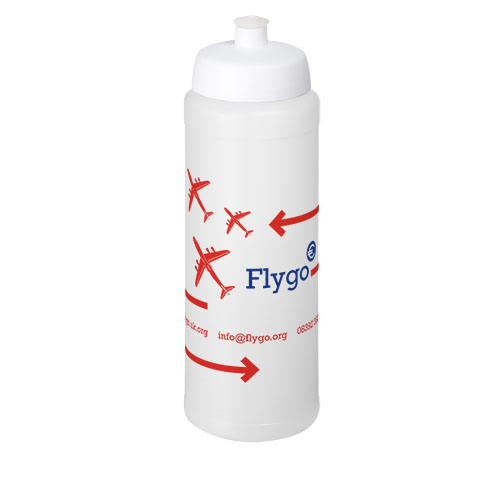 Bidon Baseline® Plus o pojemności 750 ml z wieczkiem sportowym Przezroczysty-Biały 21069016 (1)