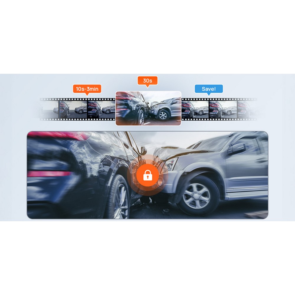 Wideorejestrator samochodowy, kamera 70MAI M310 3K Czarny VAM18-03 (3)