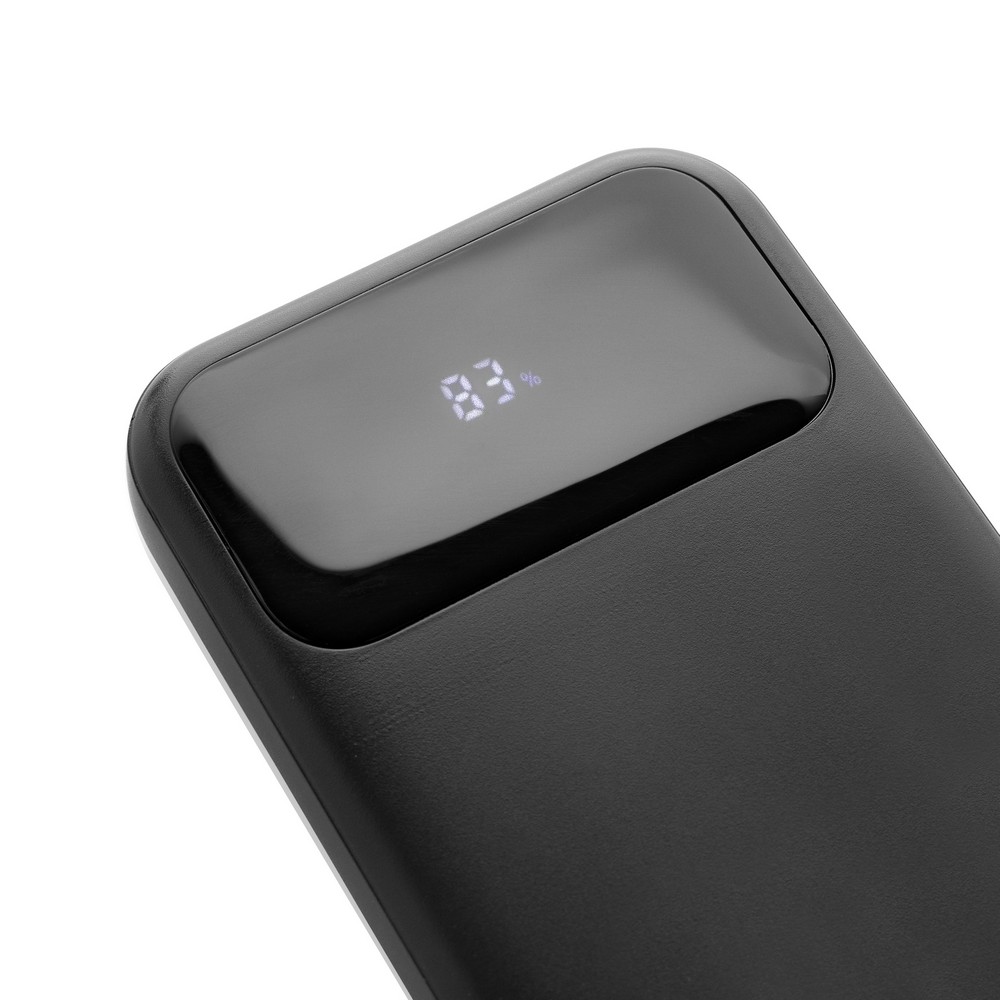 Power bank 10000 mAh ze zintegrowanymi kablami Turbopack Czarny P322.5801 (5)