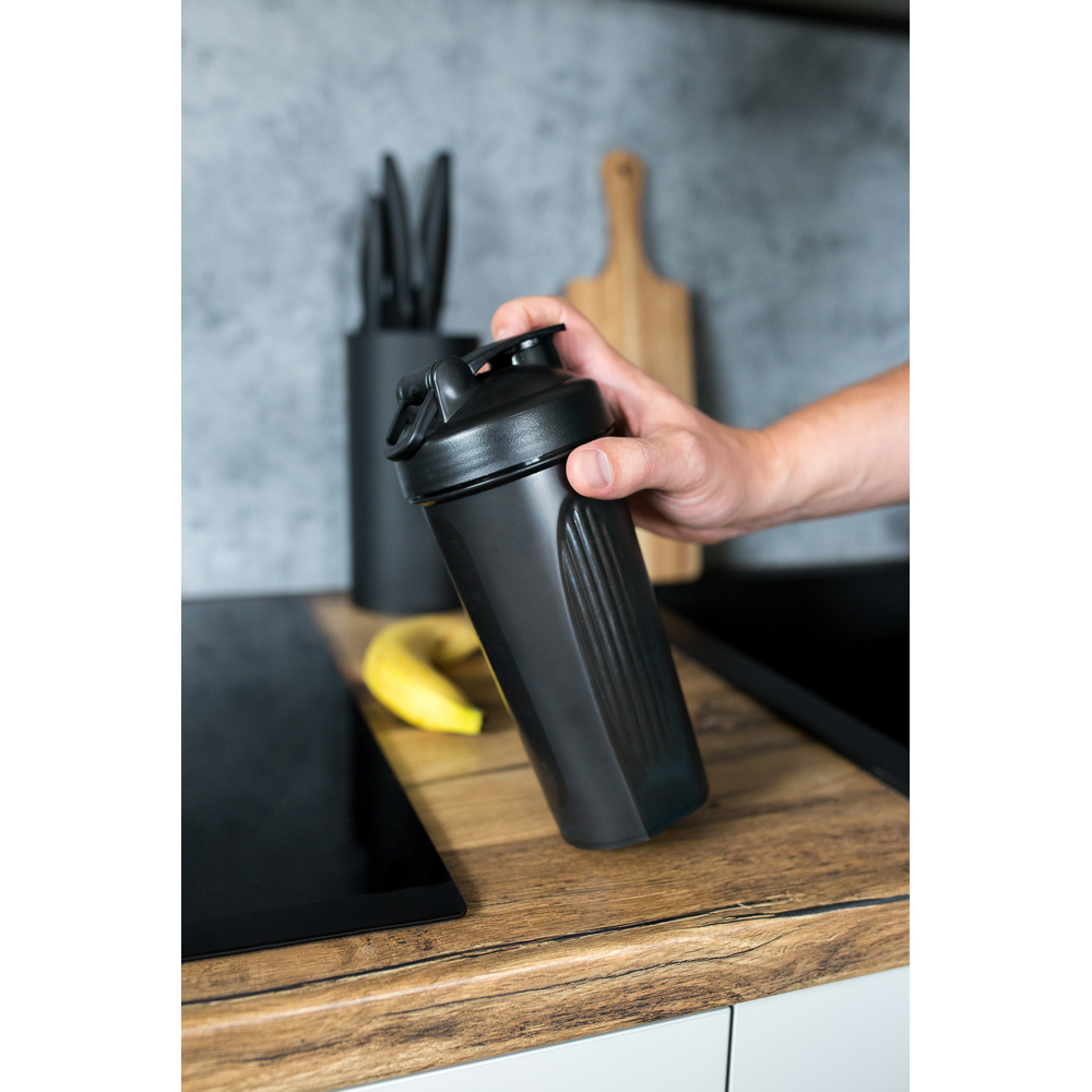 Butelka sportowa 750 ml, shaker | Urelles Czarny VA102-03 (7)