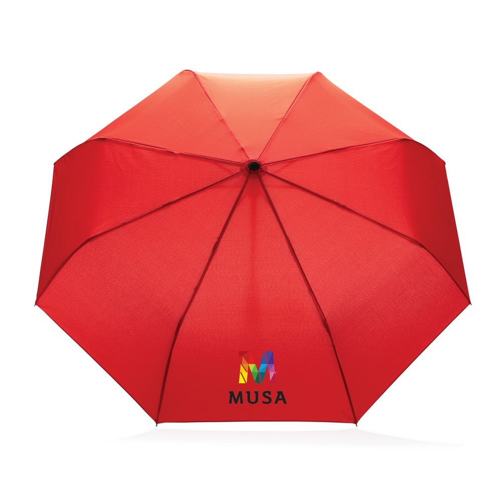Parasol automatyczny 21" AWARE™ RPET Czerwony P850.604 (7)