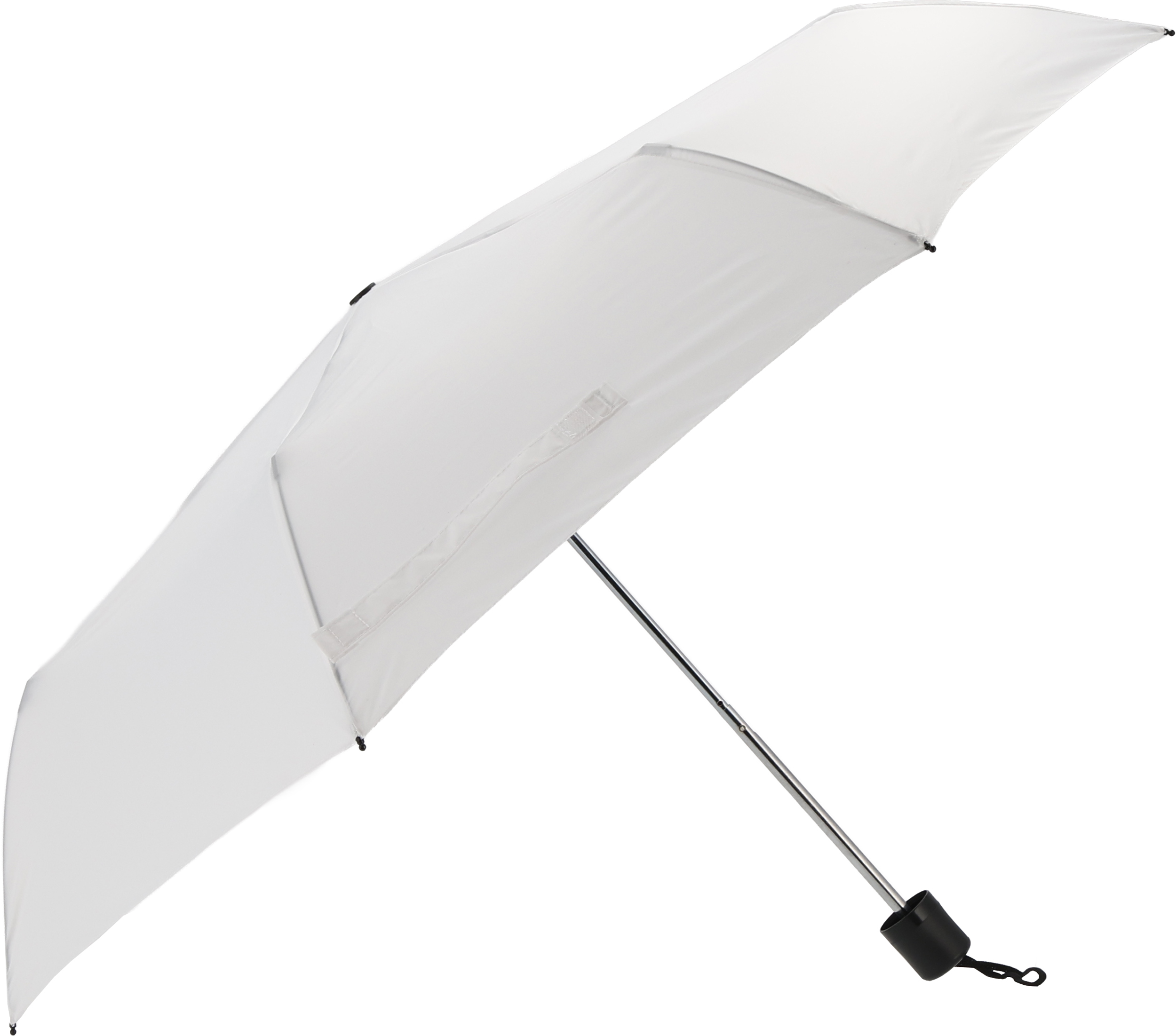 Parasol manualny rPET Ø98 cm NORTHAMPTON Biały 433606 (1)