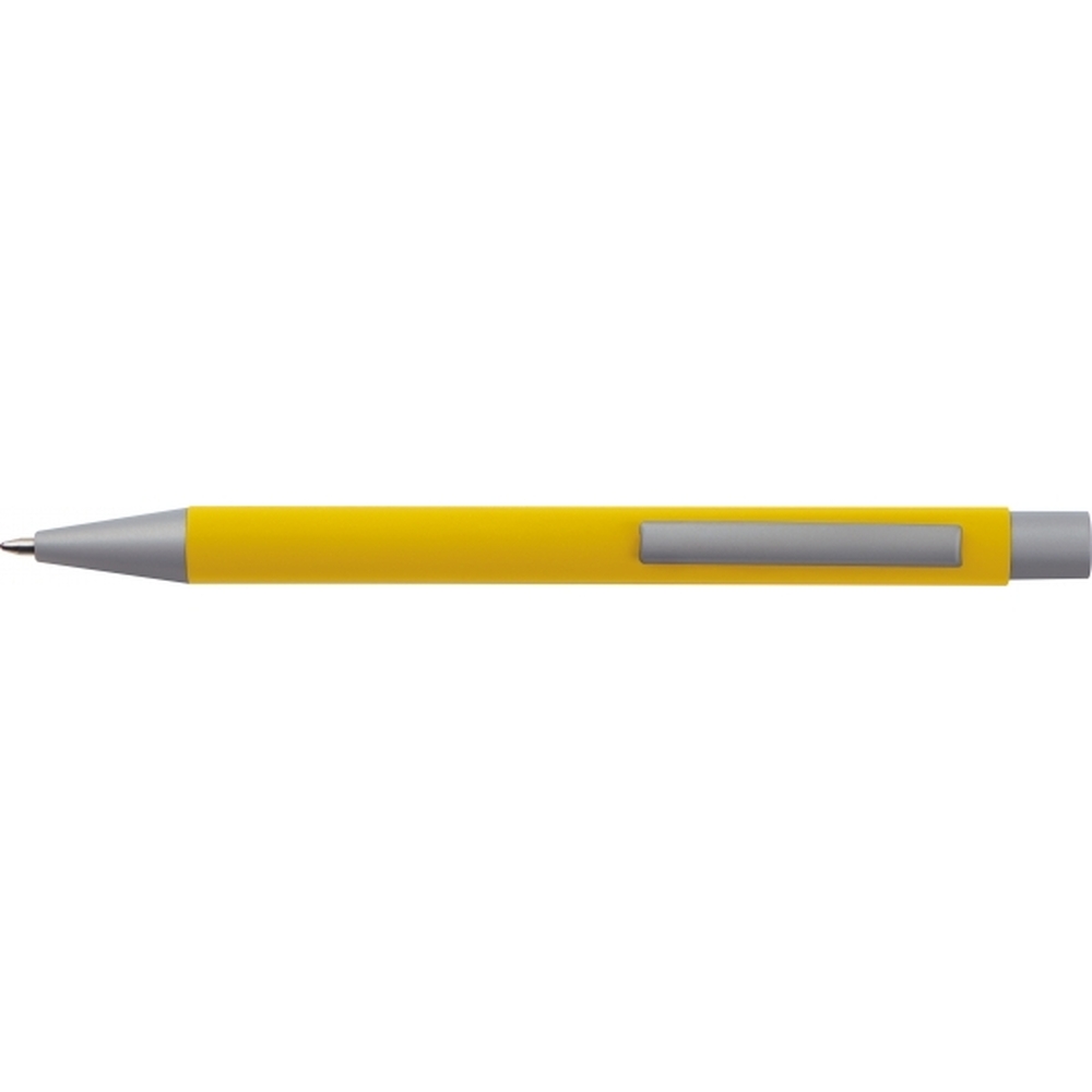 Zestaw piśmienny długopis i ołówek automatyczny soft touch UPPSALA żółty 441008 (6)