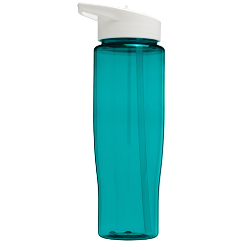 Bidon H2O Tempo® o pojemności 700 ml z wieczkiem z słomką Turkusowy niebieski-Biały 21004413 (3)