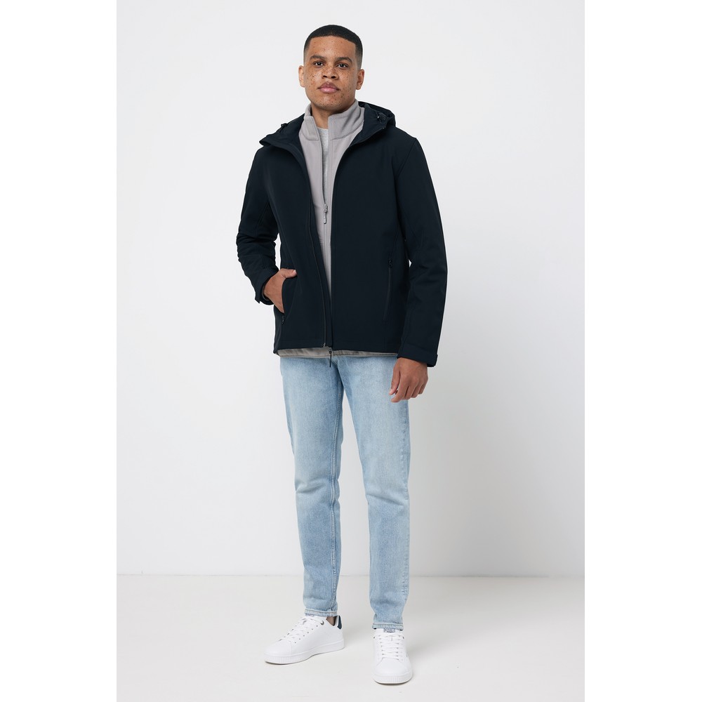 Bluza z kapturem z mikropolaru Iqoniq Trivor, RPET Szary T9403.027.L (17)
