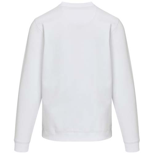 Jasper organiczna bluza unisex z recyklingu o gramaturze 280 g/m² z okrągłym dekoltem i certyfikatem OCS Biały 3956101A (3)